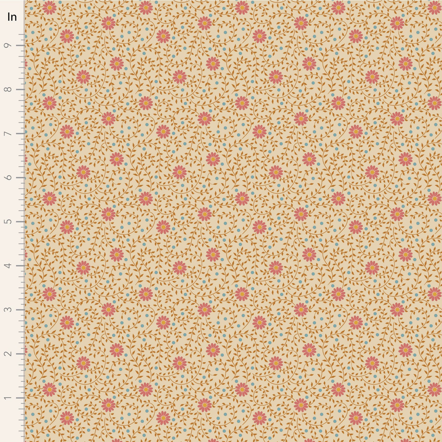 Daisydream - Tan - 100568 - Sanctuary Collection - Tilda Fabrics