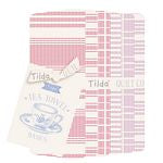 Tea Towel Basics Bundle - Red Plum - 6 Half Yard Pieces - Tea Towel Collection - Tilda Fabrics