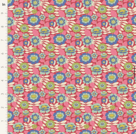 Beverly - Pink - 100610 - Wallflower Collection - Tilda Fabrics