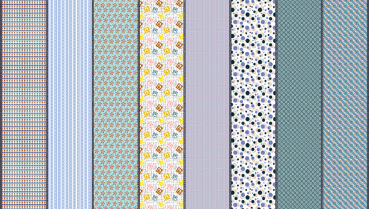 Lollies 18246 11 - Mixed Bag of Lollies Collection by Jen Kingwell - Moda Fabrics