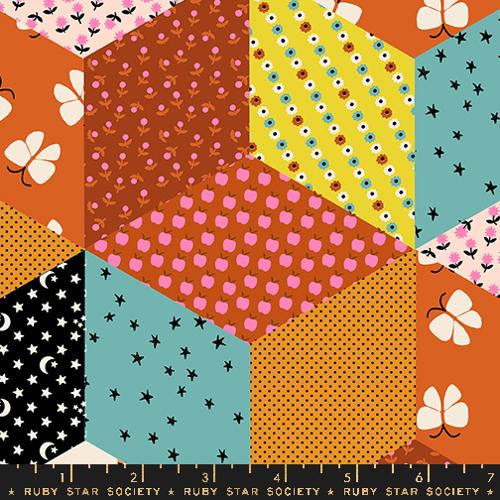 Caramel RS4112 15 - Ooh Lucky Lucky Collection by Alexia Abegg - Ruby Star Society - Moda Fabric