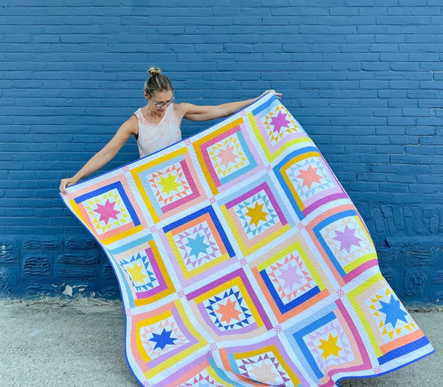 Cabin Nights Quilt Pattern by Prairie Quilt Co.