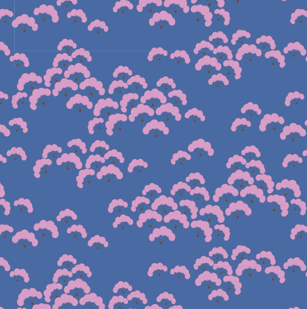 Bloomsville Collection - Blue Bundle - 5 Fabrics - Tilda Fabrics