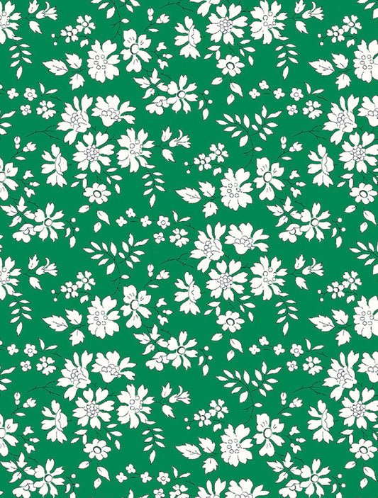 Capel (Q) - Green - Tana Lawn - Classic Collection - Liberty of London Fabrics
