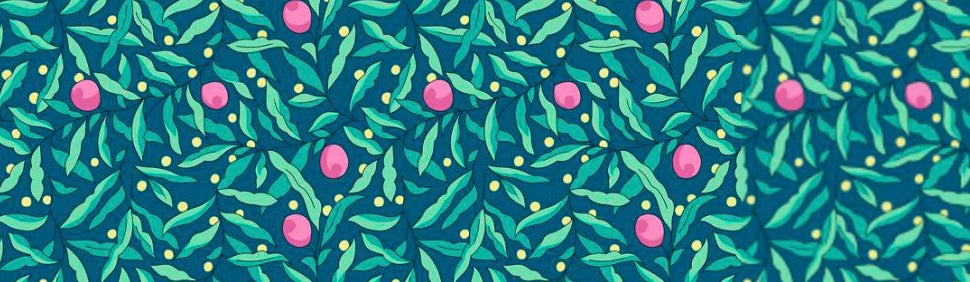 Joyous Juniper (B) - Metallic (dots) - Tana Lawn - 2025 Festive Collection - Liberty of London