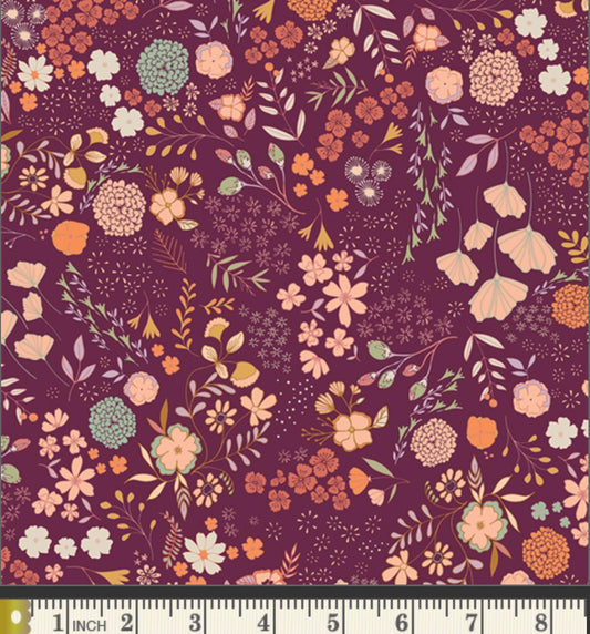 Blooming Ground Five - The Season of Tribute - Crafting Magic by Maureen Cracknell -Art Gallery Fabrics