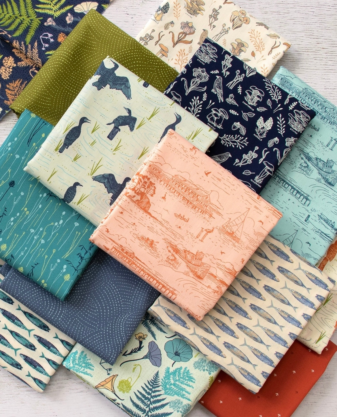 Tomales Bay Collection Bundle - 16 fabrics by Katie O’Shea - Art Gallery Fabrics