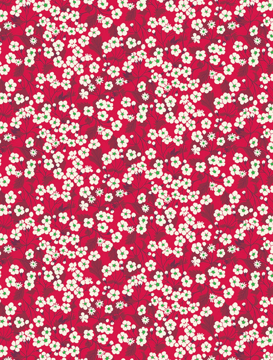 Mitsi Valeria - Red - Tana Lawn - Classics Collection - Liberty of London Fabrics