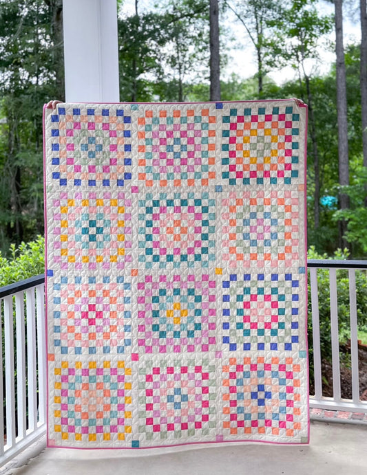 Granny Patch Quilt Kit - Pattern by Lo & Behold Stitchery