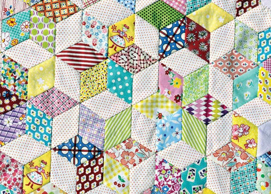 Postcard Project 6 Pointed Star by Jen Kingwell