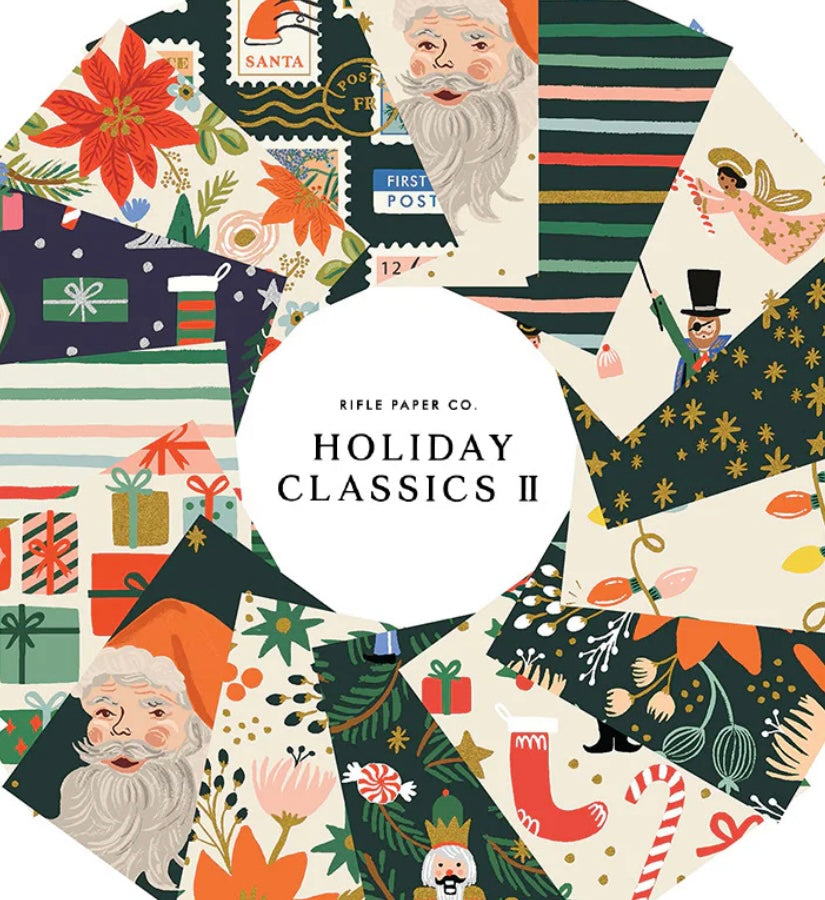 Holiday Classics 2 Collection Fat Quarter Bundle - 15 Fat Quarters - Rifle Paper Company