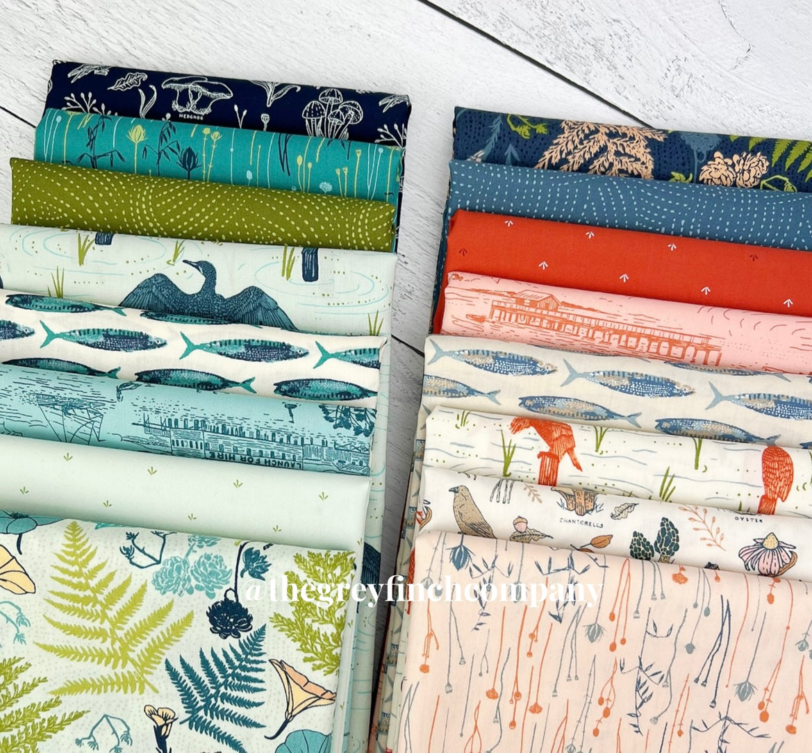 Tomales Bay Collection Bundle - 16 fabrics by Katie O’Shea - Art Gallery Fabrics
