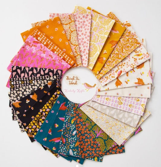 Bird Is The Word Collection Bundle - 26 Fabrics by Kimberly Kight - Ruby Star Society