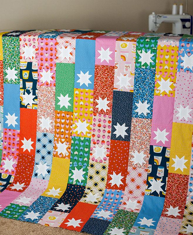 Starlets Quilt Pattern by Modernly Morgan