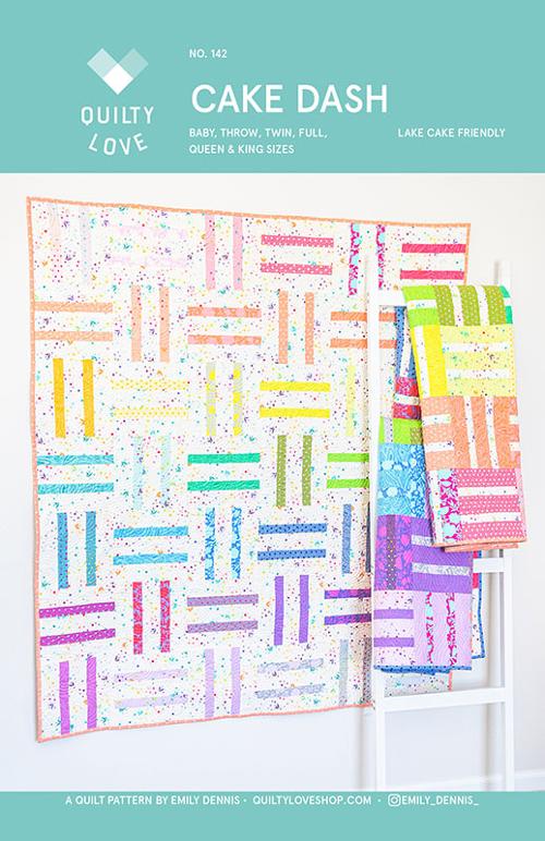 Cake Dash Quilt Pattern by Emily Dennis of Quilty Love