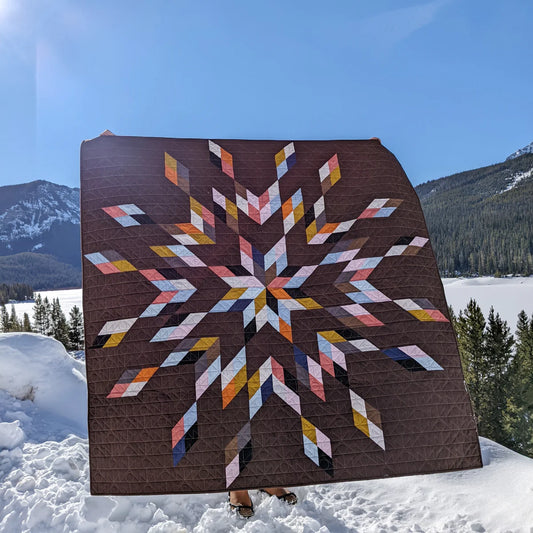 Hyalite Star Quilt Pattern by Plains & Pine