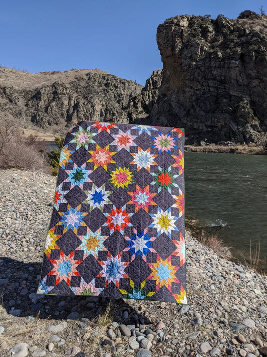 Not Alone Star Quilt Pattern by Plains & Pine