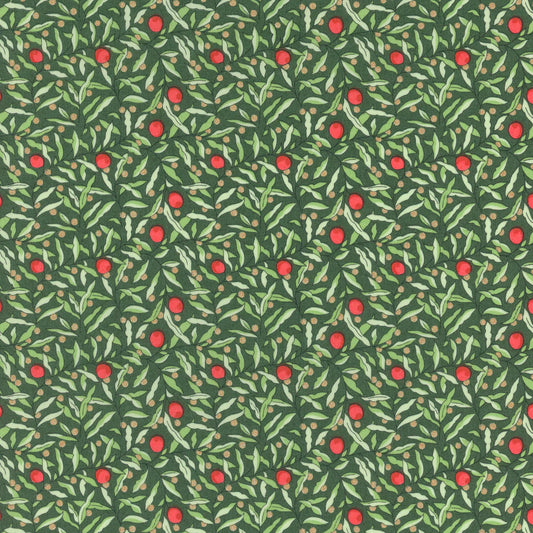 Joyous Juniper (A) - Metallic (dots) - Tana Lawn - 2025 Festive Collection - Liberty of London