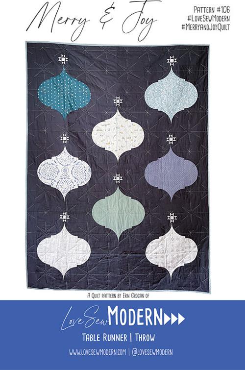 Merry and Joy Quilt Pattern by Love Sew Modern