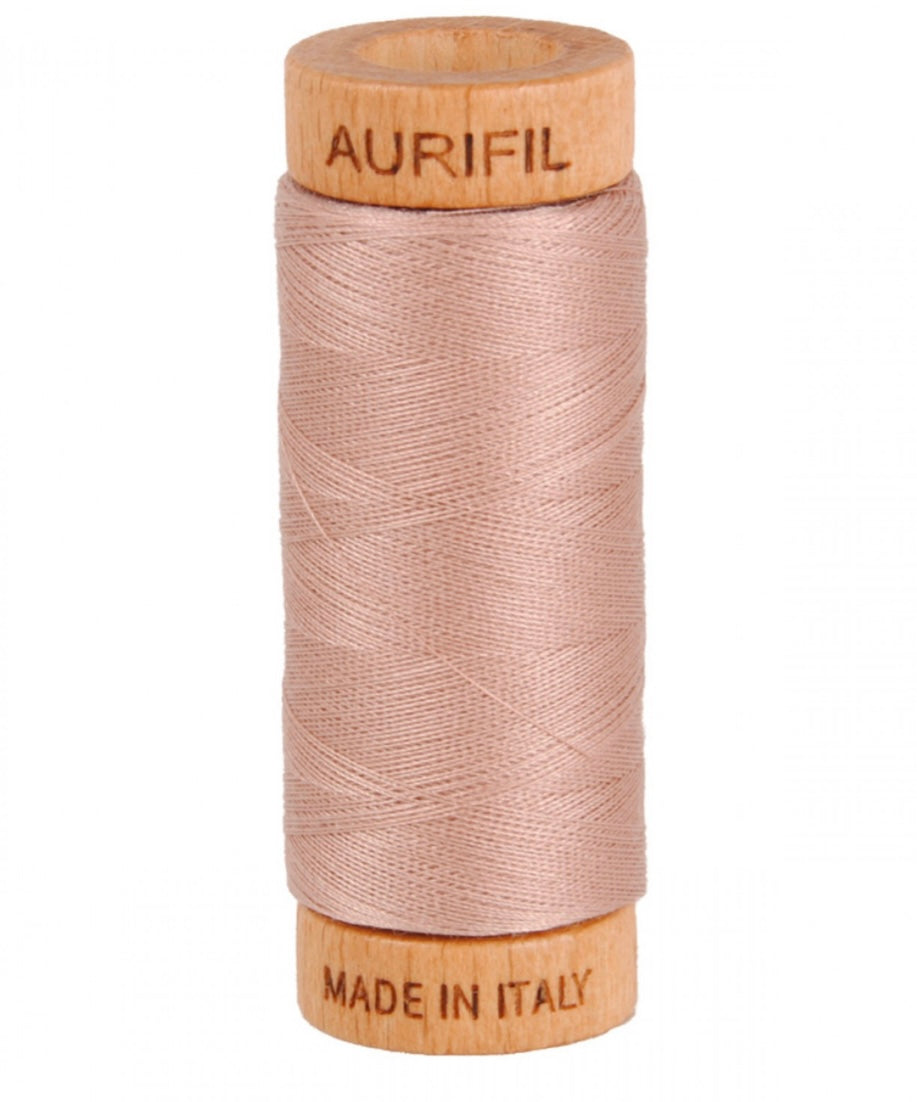 Mako Cotton Thread Solid 80wt 300yds Antique Blush A1080-2375