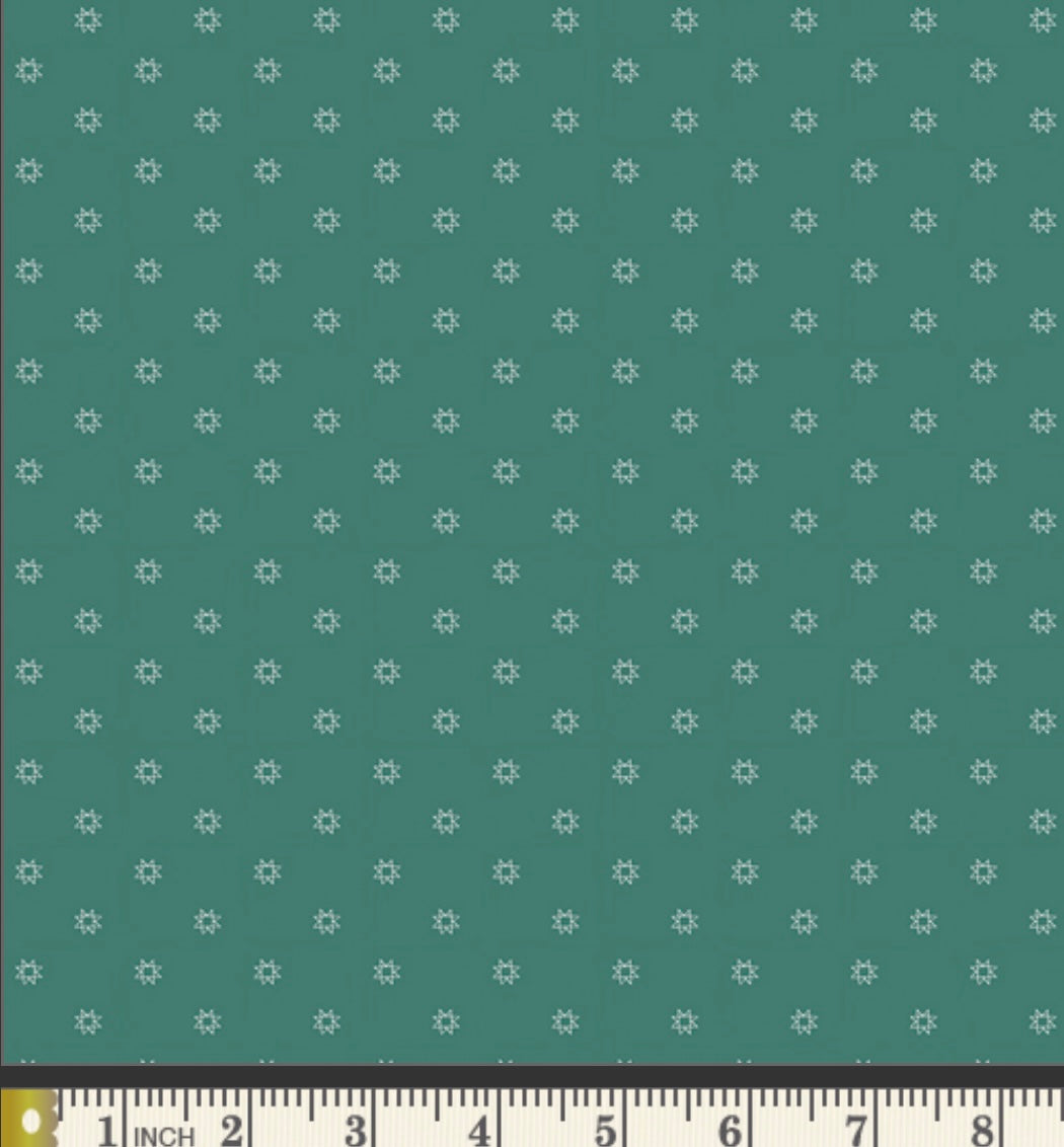 Star Block Pine - Wintertale Collection by Katarina Roccella - Art Gallery Fabrics