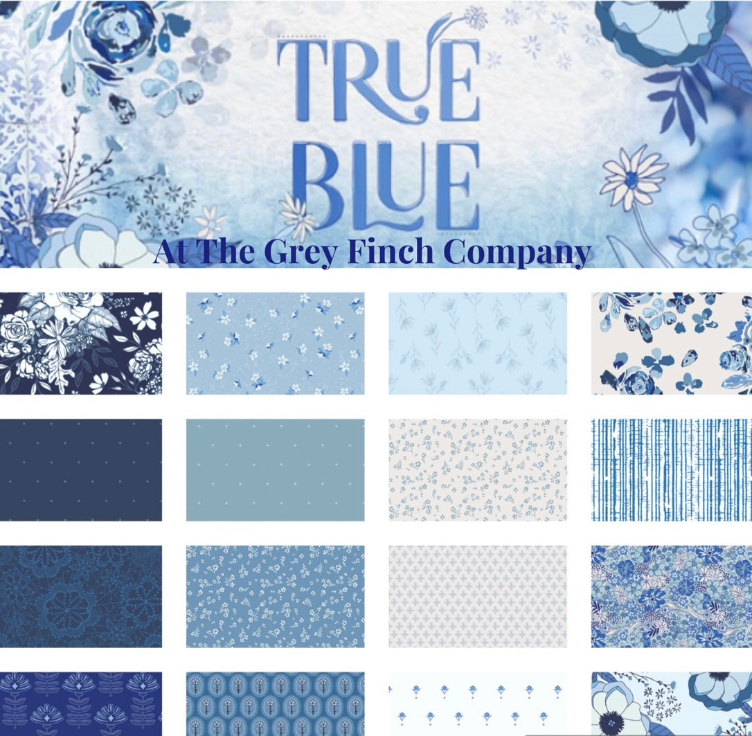 True Blue Collection Bundle - 16 fabrics by Maureen Cracknell - Art Gallery Fabrics