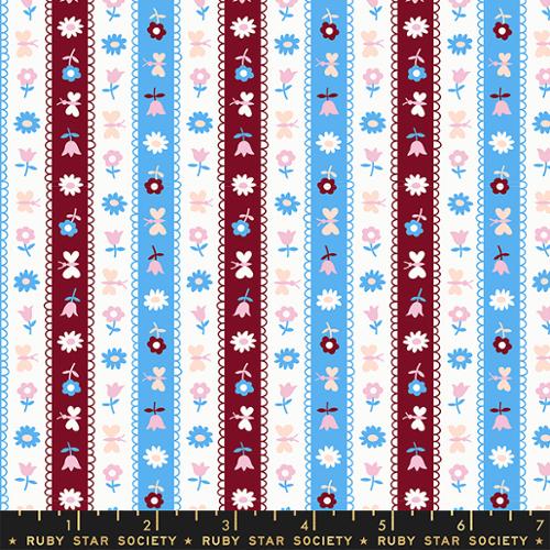 Ribbon Stripe Altitude RS3056 16 - Lil Collection by Kimberly Kight - Ruby Star Society - Moda Fabrics