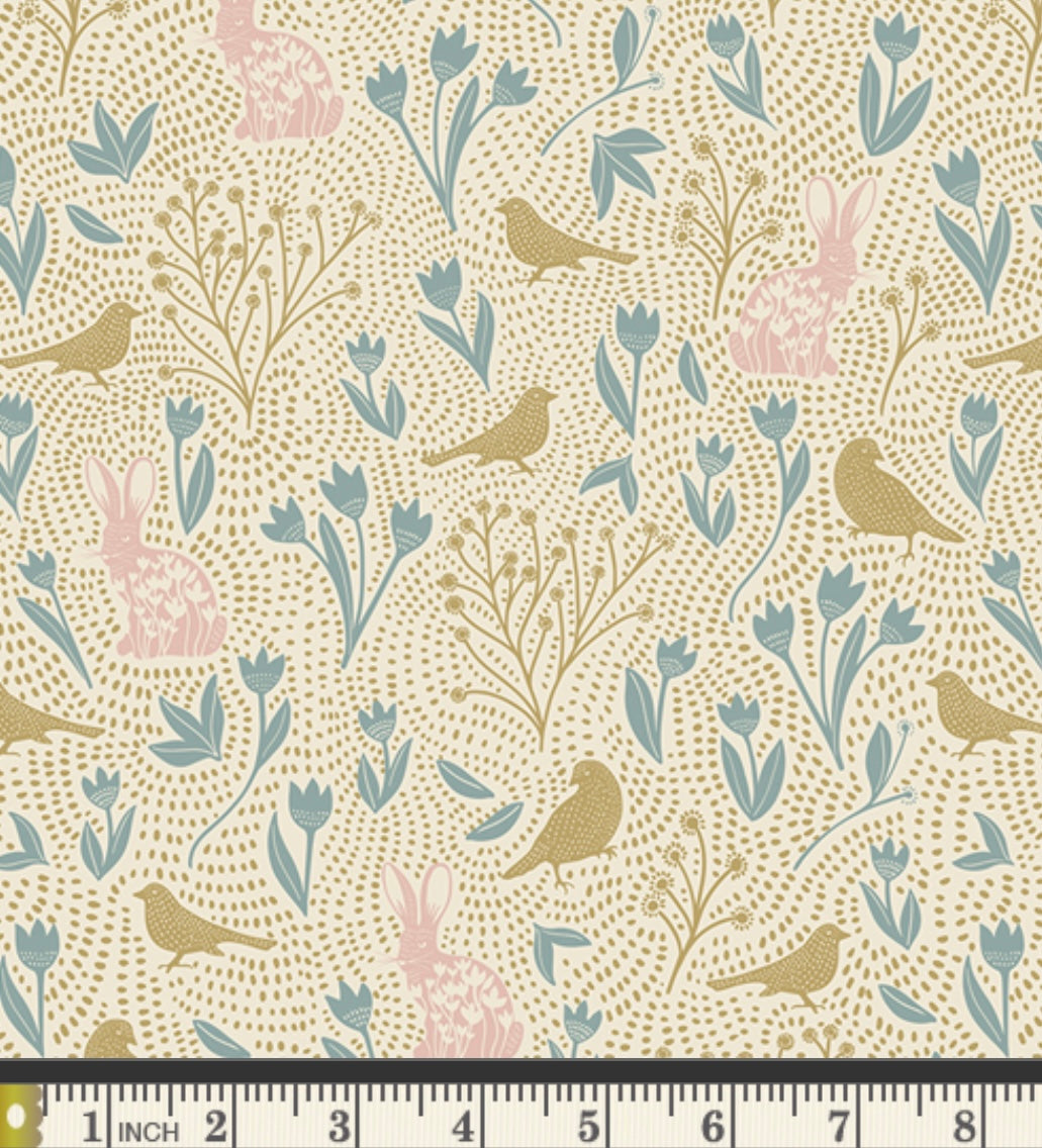 Nesting Season Day - Spring Equinox Collection by Katie O’Shea - Art Gallery Fabrics