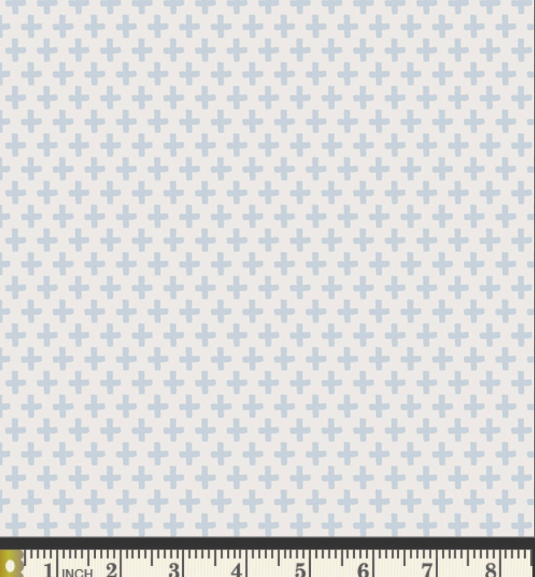 Crisscross Blue - True Blue Collection by Maureen Cracknell - Art Gallery Fabrics