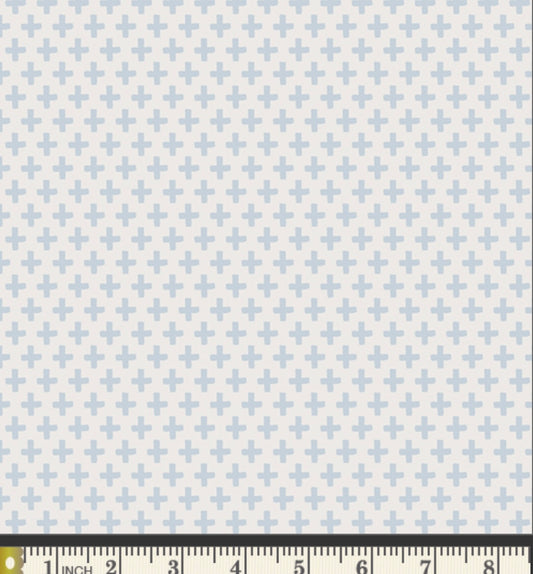 Crisscross Blue - True Blue Collection by Maureen Cracknell - Art Gallery Fabrics