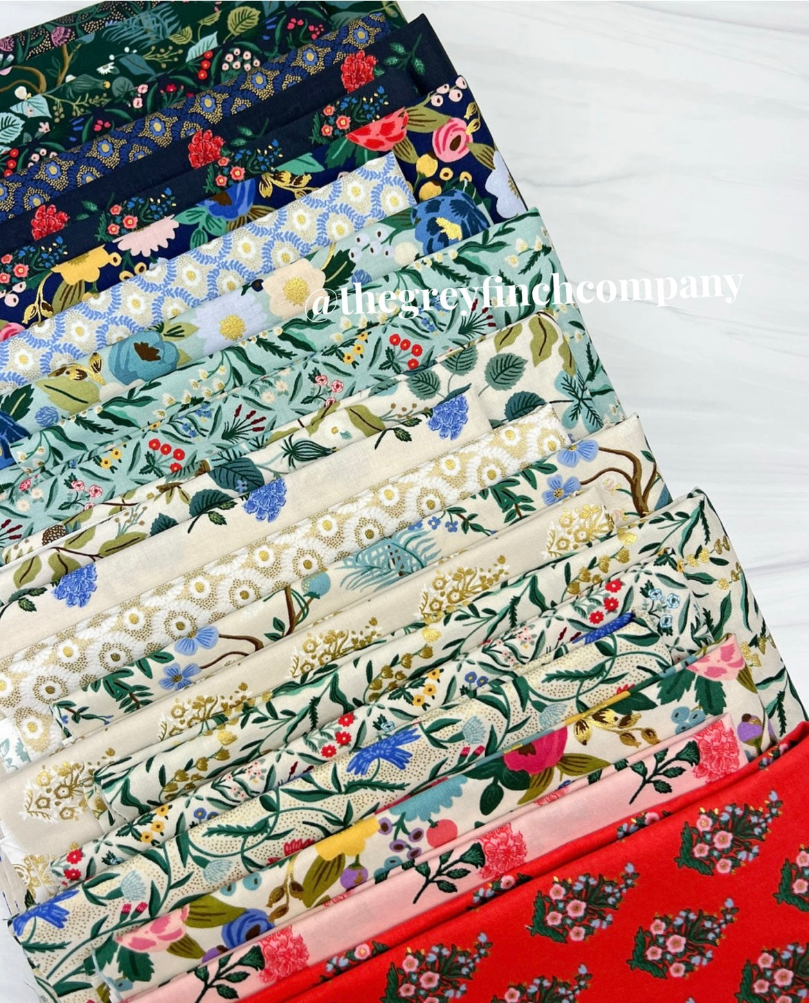 Vintage Garden Collection Bundle - 23 fabrics - Rifle Paper Company