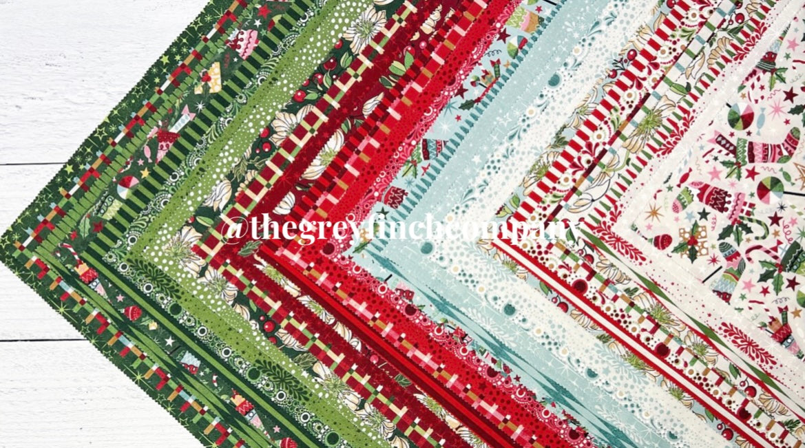 Jolly Good Collection Layer Cake - 42 10” squares - by Basic Grey - Moda Fabrics