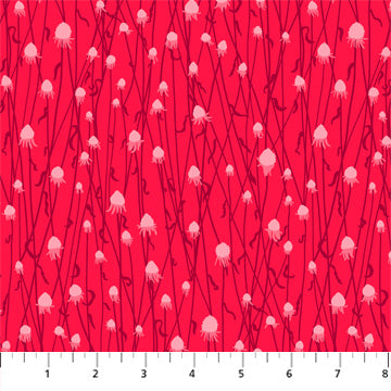 Field - Red - Splendor Collection by Pippa Shaw - Figo Fabrics