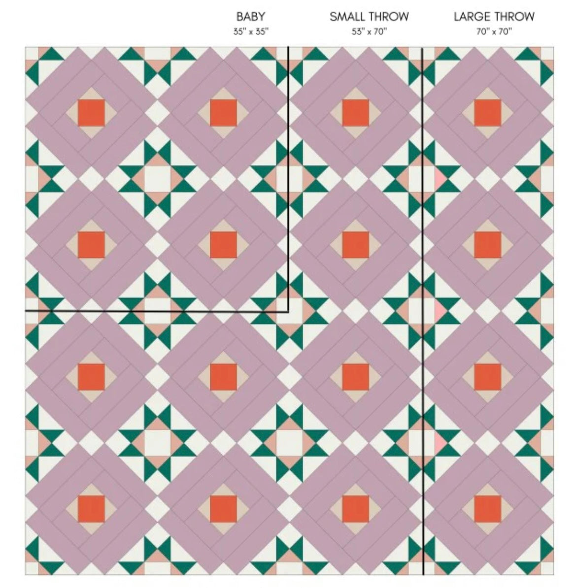Wild Starflower Quilt - Pattern by Prairie Quilt Co.