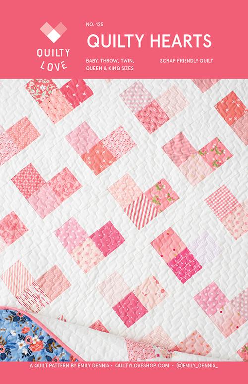 Quilty Hearts - Pattern by Emily Dennis of Quilty Love