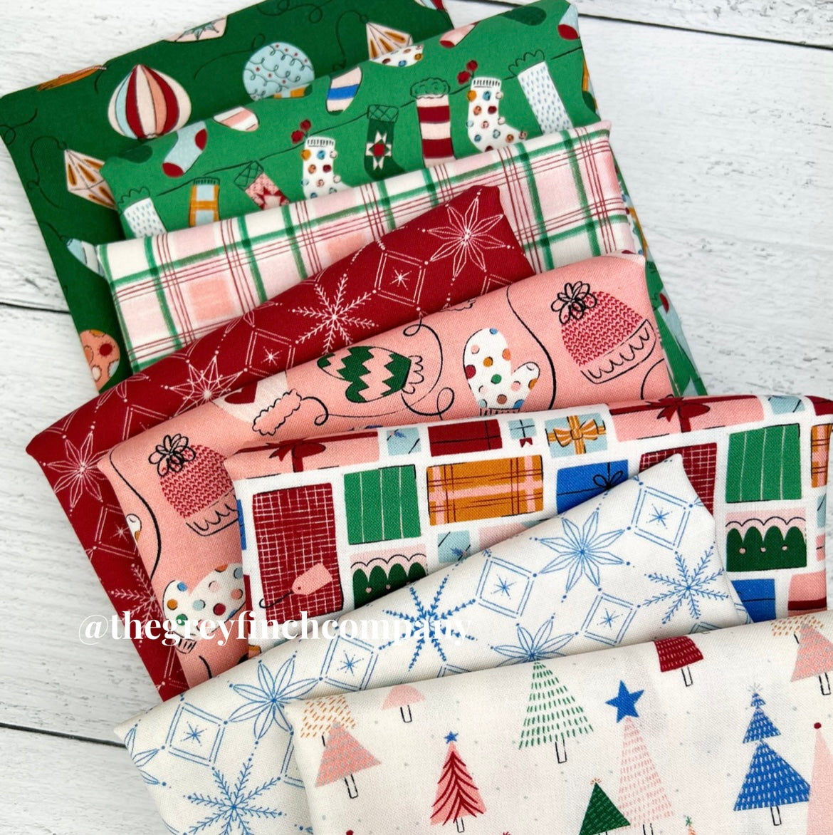Warm & Cozy Collection Bundle - 8 fabrics by MK Studio - Cloud9 Fabrics