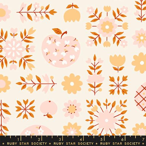 Calico Apples Cream Soda RS3054 11 - Lil Collection by Kimberly Kight - Ruby Star Society - Moda Fabrics