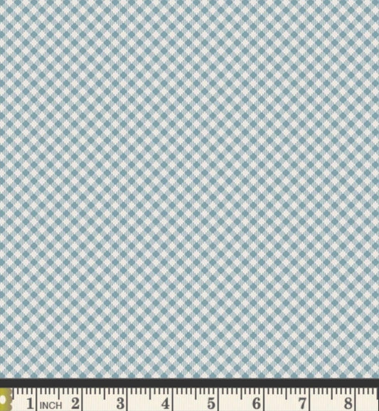 Petits Checks Sky - Art Gallery Fabrics - 100% Cotton