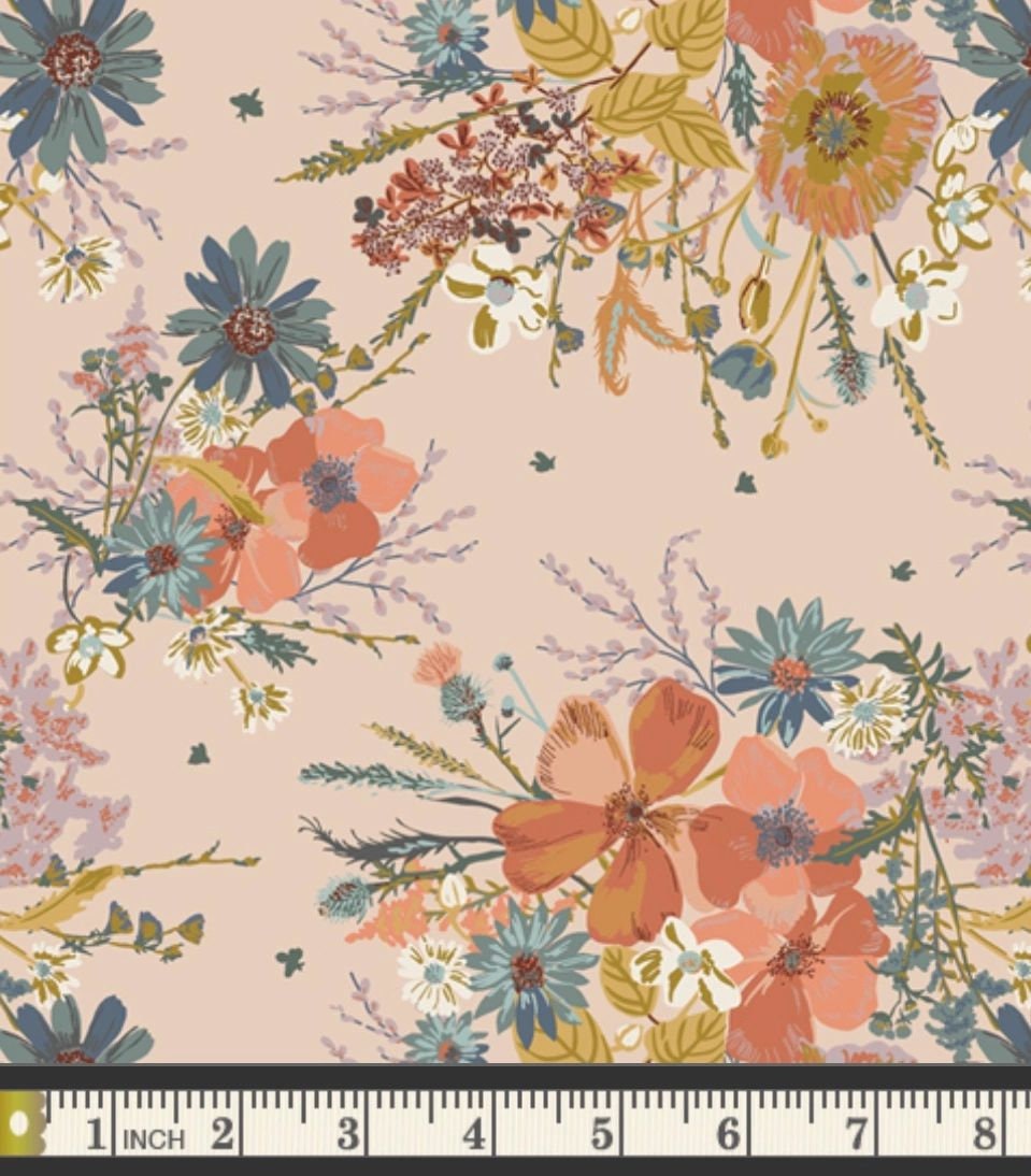 Painted Prairie Cornucopia - 100% cotton - by Sharon Holland for the Spirited Collection for Art Gallery Fabrics