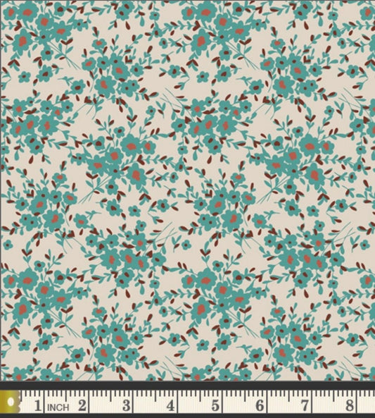Calico Days Aqua by Sharon Holland for Art Gallery Fabrics - 100% Cotton