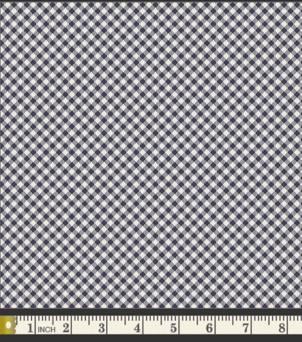 Petits Checks Midnight - Art Gallery Fabrics - 100% Cotton