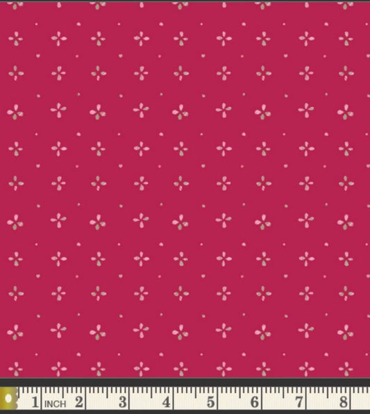 Watermark Cerise - Aquarelle Collection - Art Gallery Fabrics - 100% Cotton