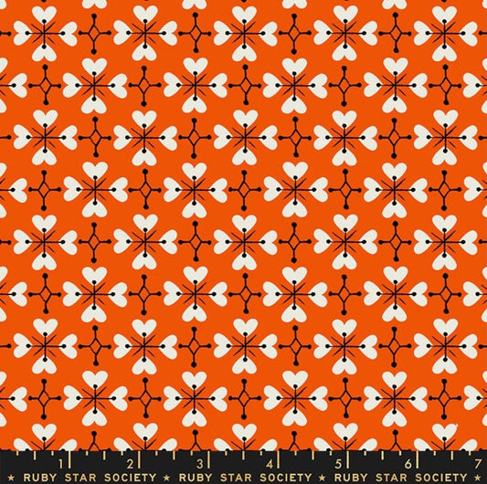 Smol Coeur de Fleur Red - Ruby Star Society - Moda - 100% Cotton