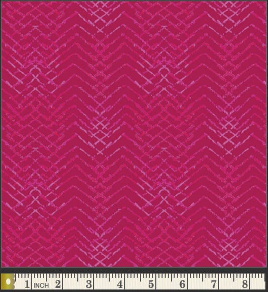 Tachisme Magenta - Aquarelle Collection - Art Gallery Fabrics - 100% Cotton