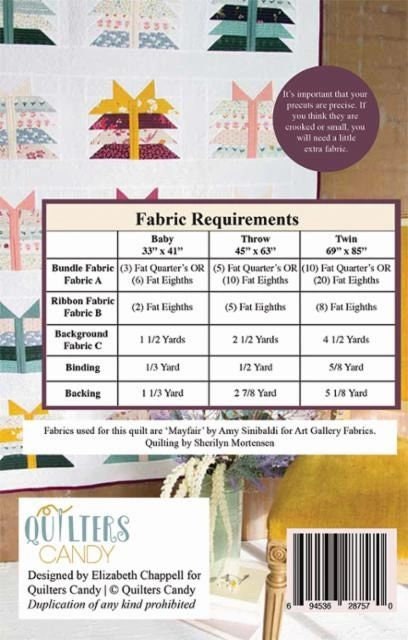 Bundles of Joy quilt pattern by Quilters Candy (paper only)