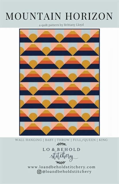 Mountain Horizon quilt pattern by Lo & Behold Stitchery (paper only)