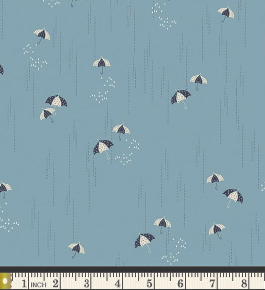Rainbrella Mist by Amy Sinibaldi - Charleston Collection - Art Gallery Fabrics - 100% Cotton