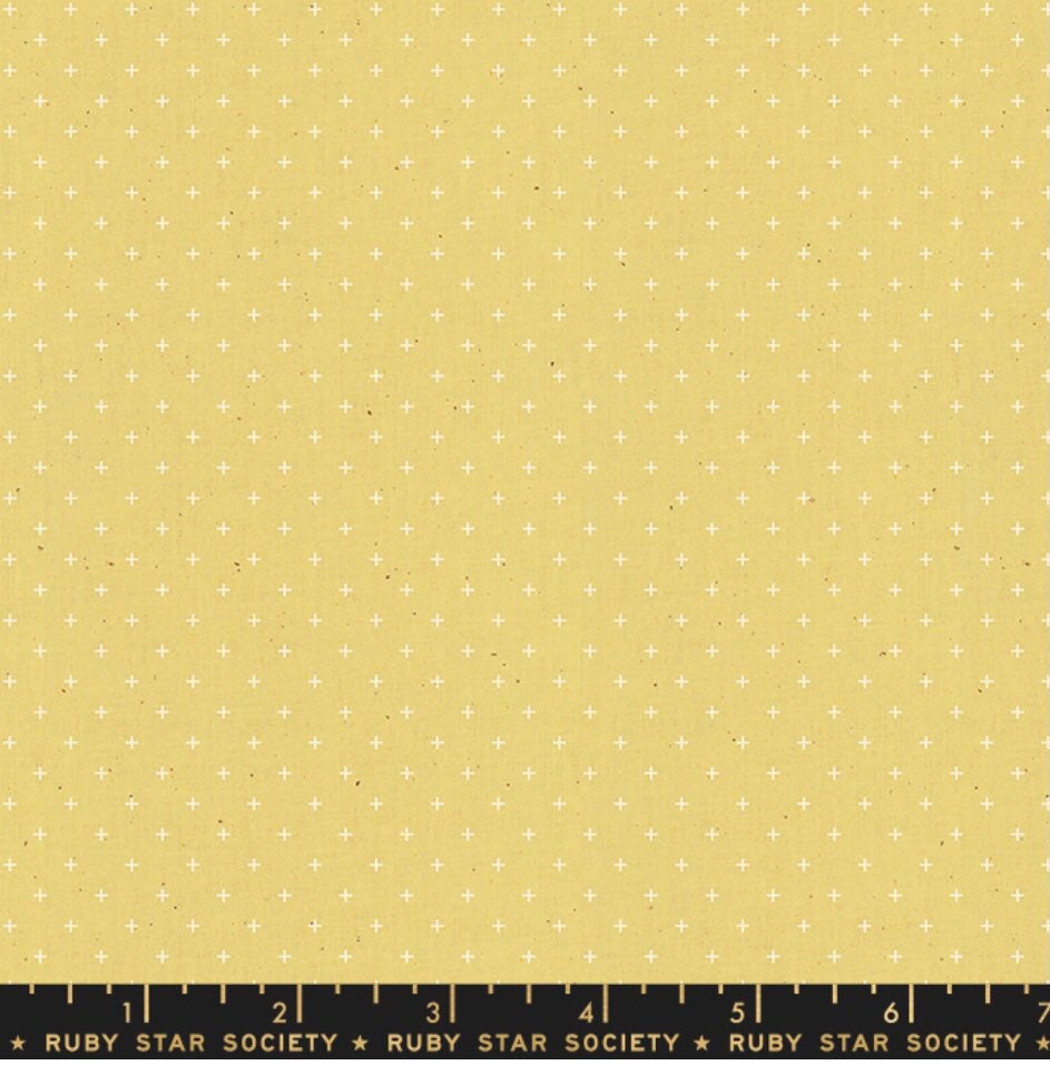 Add It Up - “Soft” (see description) Yellow - Ruby Star Society - Moda - 100% Cotton