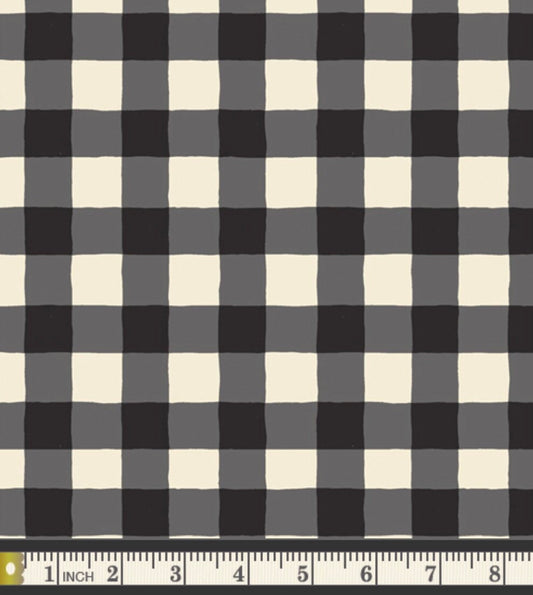 Plaid of My Dreams Snow - Storyteller Plaids Collection by Maureen Cracknell - Art Gallery Fabrics - 100% Cotton