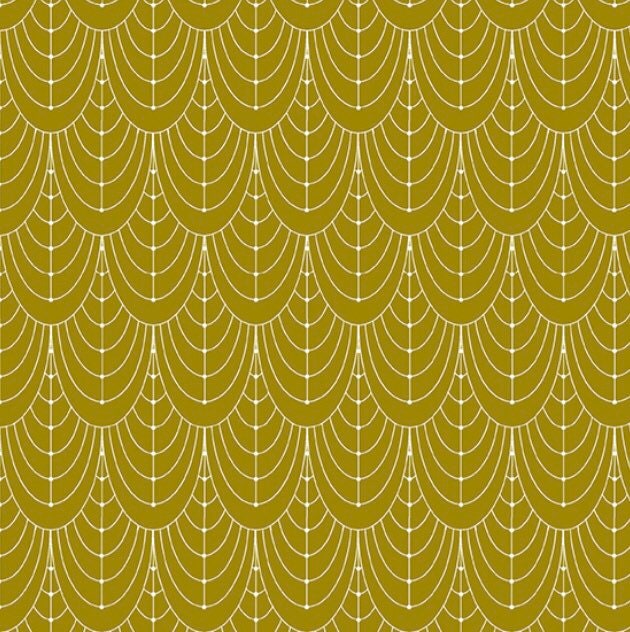 Brass - Curtains - Deco Collection - Andover - 100% Cotton